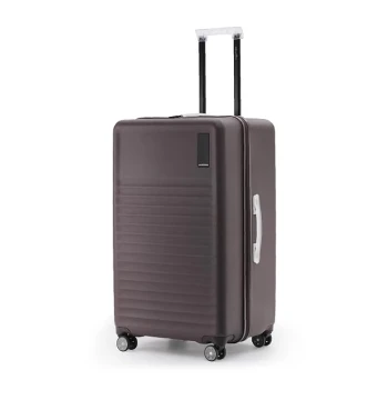Dummy MOKOBARA Aisle Trunk Check-in Large Luggage Trolley Bag-76.5cm(105L),Polycarbonate Hardshell,Frosted Hardware,TSA Lock,YKK Zipper,360° 8 Silent Wheels,Suitcase for 15+ Day Travel, Brown(Cool Beans)